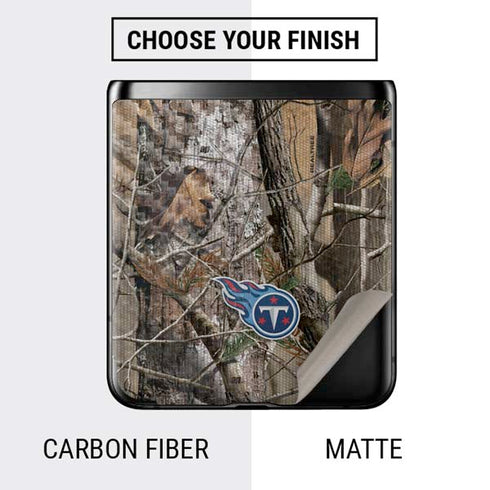 NFL Tennessee Titans Realtree AP Camo Galaxy Z Flip Skin