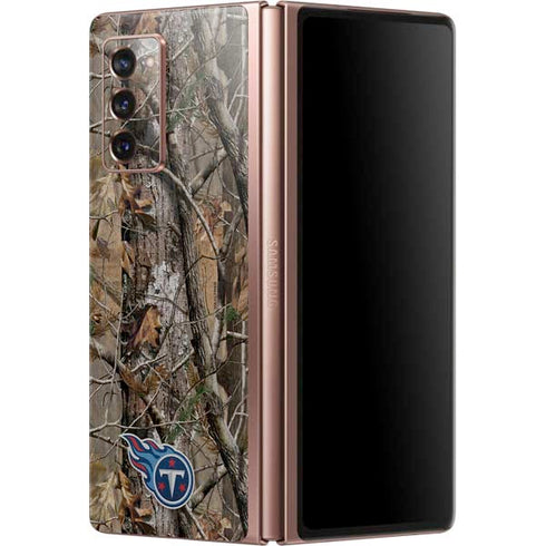 NFL Tennessee Titans Realtree AP Camo Galaxy Z Fold2 5G Skin