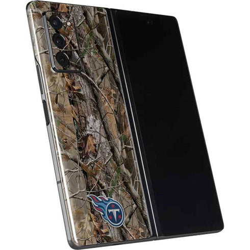 NFL Tennessee Titans Realtree AP Camo Galaxy Z Fold2 5G Skin