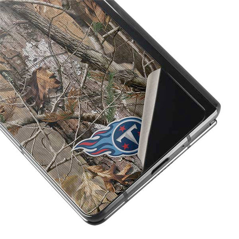 NFL Tennessee Titans Realtree AP Camo Galaxy Z Fold2 5G Skin