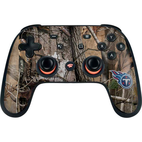 NFL Tennessee Titans Realtree AP Camo Google Stadia Controller Skin
