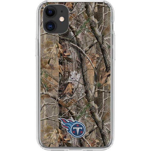NFL Tennessee Titans Realtree AP Camo iPhone 11 Clear Case