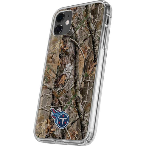 NFL Tennessee Titans Realtree AP Camo iPhone 11 Clear Case
