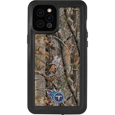 NFL Tennessee Titans Realtree AP Camo iPhone 12 Pro Max Waterproof Case