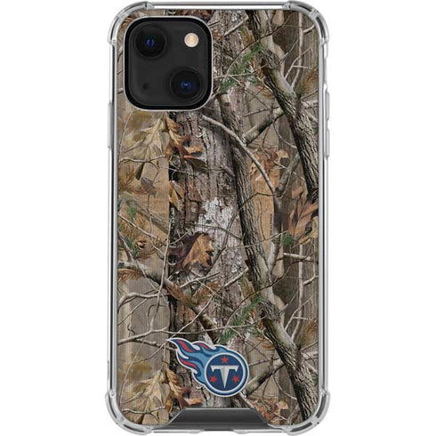 NFL Tennessee Titans Realtree AP Camo iPhone 14 Plus Clear Case