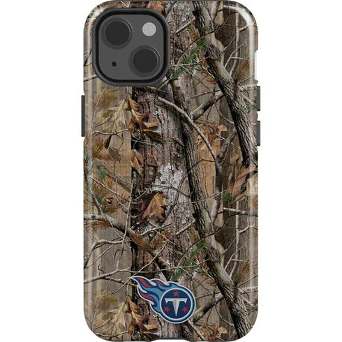 NFL Tennessee Titans Realtree AP Camo iPhone 15 Impact Case