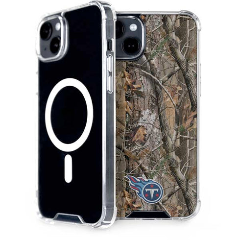 NFL Tennessee Titans Realtree AP Camo iPhone 15 Plus MagSafe Case