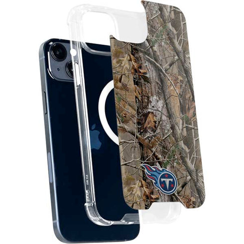 NFL Tennessee Titans Realtree AP Camo iPhone 15 Plus MagSafe Case
