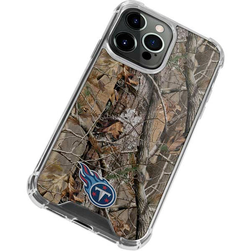 NFL Tennessee Titans Realtree AP Camo iPhone 15 Pro Clear Case