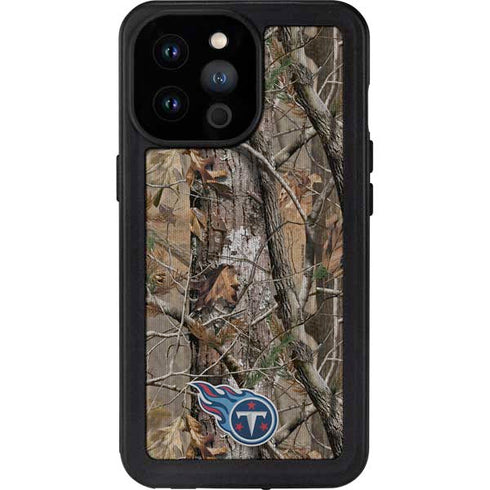 NFL Tennessee Titans Realtree AP Camo iPhone 14 Pro Max Waterproof Case
