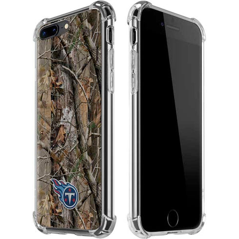 NFL Tennessee Titans Realtree AP Camo iPhone 7/8 Plus Clear Case