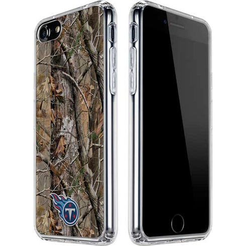 NFL Tennessee Titans Realtree AP Camo iPhone SE (2nd & 3rd Gen) Clear Case