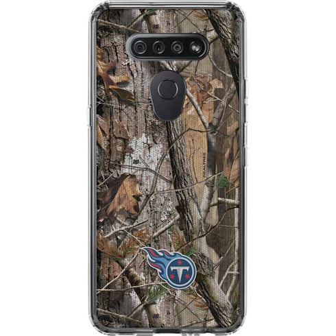 NFL Tennessee Titans Realtree AP Camo LG K51/Q51 Clear Case