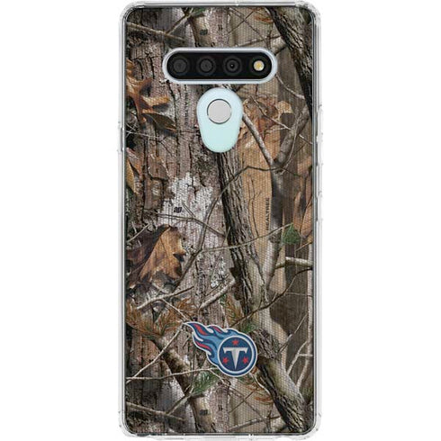 NFL Tennessee Titans Realtree AP Camo LG Stylo 6 Clear Case