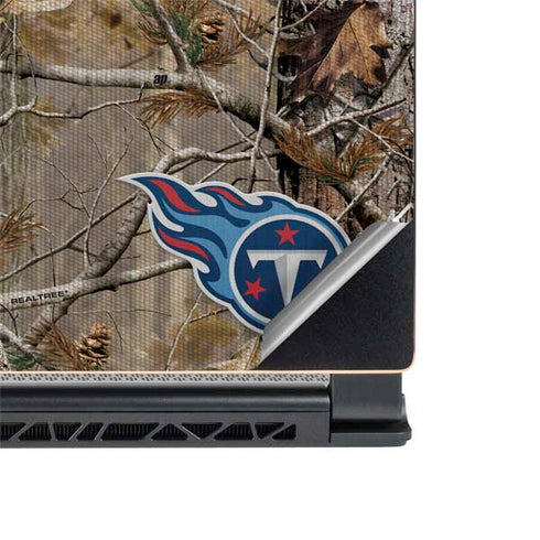NFL Tennessee Titans Realtree AP Camo MSI GS65 Stealth Laptop Skin