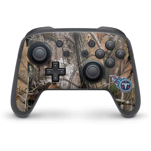 NFL Tennessee Titans Realtree AP Camo Nintendo Switch Pro Controller Skin