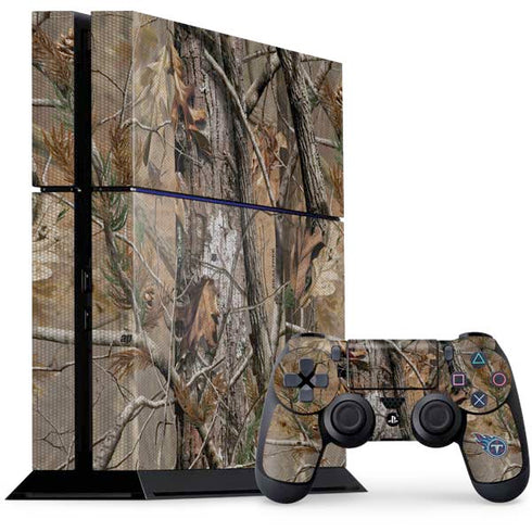 NFL Tennessee Titans Realtree AP Camo PS4 Console and Controller Bundle Skin