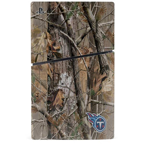 NFL Tennessee Titans Realtree AP Camo PS5 Slim Digital Edition Console Skin