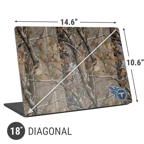 NFL Tennessee Titans Realtree AP Camo Universal Laptop 18in (14.6 x 10.6in) Skin