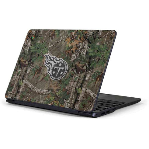 NFL Tennessee Titans Realtree Xtra Green Camo Samsung Chromebook Skin
