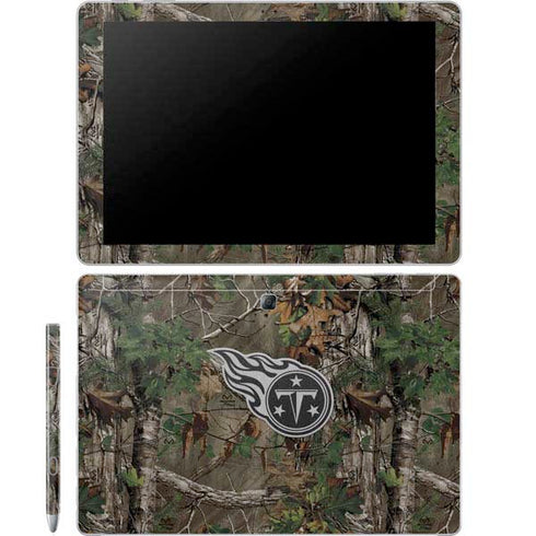 NFL Tennessee Titans Realtree Xtra Green Camo Galaxy Book 12in Skin