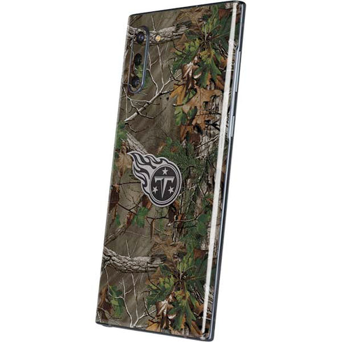 NFL Tennessee Titans Realtree Xtra Green Camo Galaxy Note 10 Skin