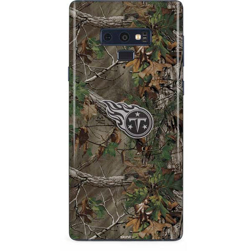 NFL Tennessee Titans Realtree Xtra Green Camo Galaxy Note 9 Skin