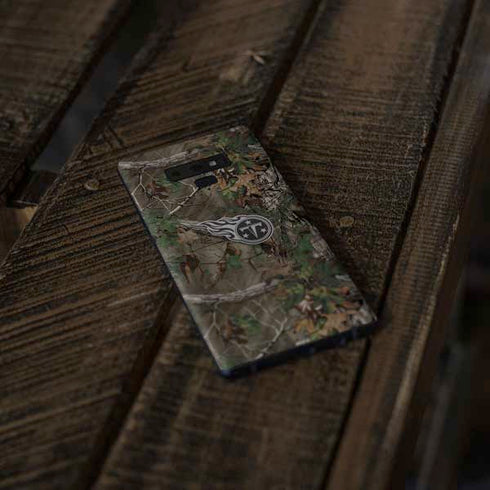 NFL Tennessee Titans Realtree Xtra Green Camo Galaxy Note 9 Skin