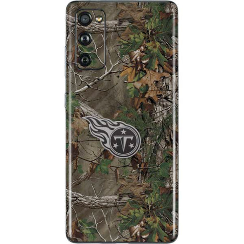 NFL Tennessee Titans Realtree Xtra Green Camo Galaxy S20 Fan Edition Skin