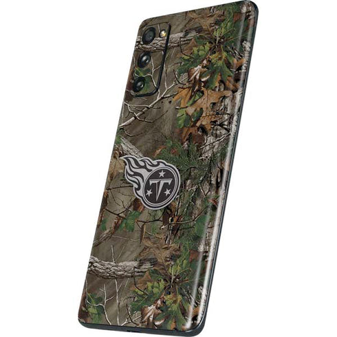 NFL Tennessee Titans Realtree Xtra Green Camo Galaxy S20 Fan Edition Skin