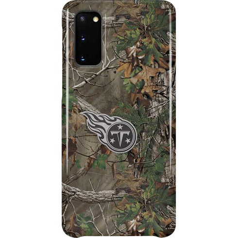 NFL Tennessee Titans Realtree Xtra Green Camo Galaxy S20 Lite Case