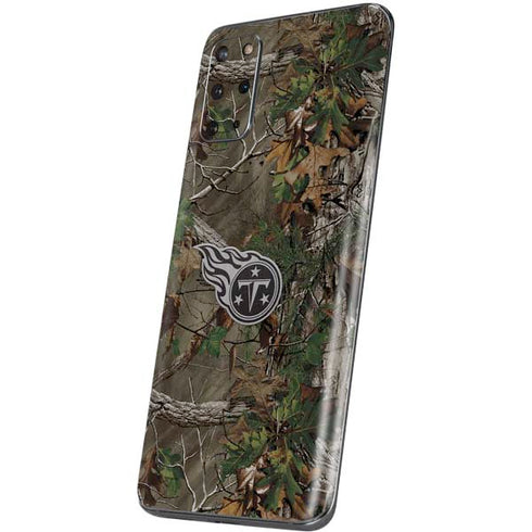 NFL Tennessee Titans Realtree Xtra Green Camo Galaxy S20 Plus Skin