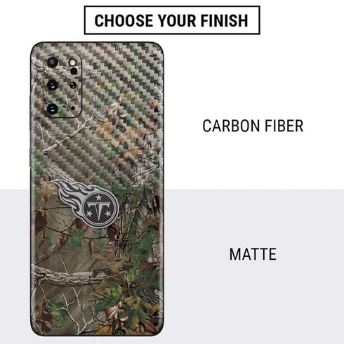 NFL Tennessee Titans Realtree Xtra Green Camo Galaxy S20 Plus Skin