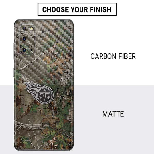 NFL Tennessee Titans Realtree Xtra Green Camo Galaxy S20 Skin