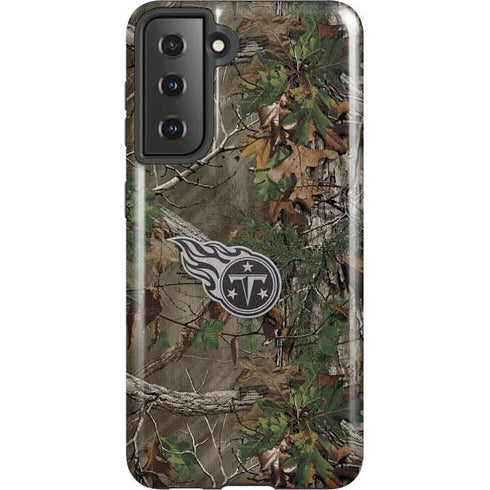 NFL Tennessee Titans Realtree Xtra Green Camo Galaxy S21 5G Pro Case