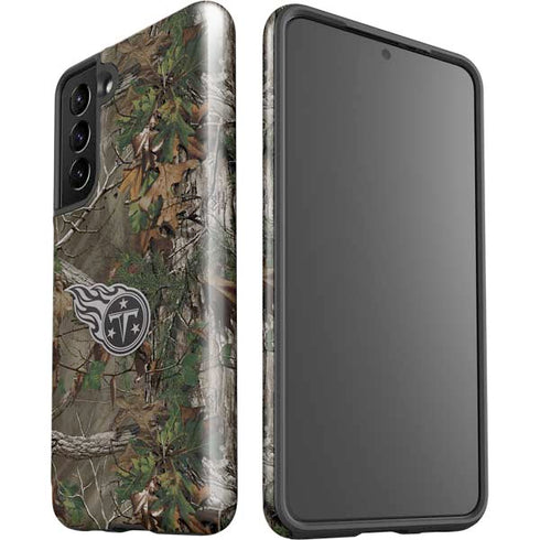 NFL Tennessee Titans Realtree Xtra Green Camo Galaxy S21 5G Pro Case