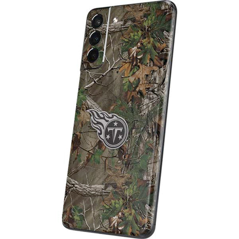 NFL Tennessee Titans Realtree Xtra Green Camo Galaxy S21 Plus 5G Skin