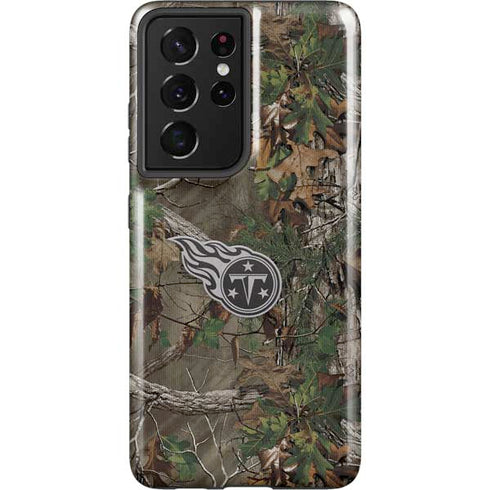 NFL Tennessee Titans Realtree Xtra Green Camo Galaxy S21 Ultra 5G Pro Case