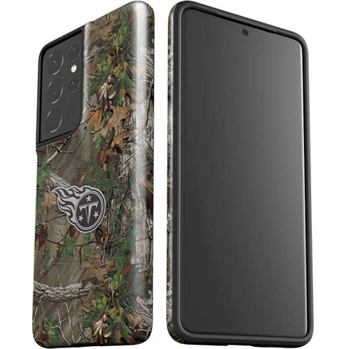 NFL Tennessee Titans Realtree Xtra Green Camo Galaxy S21 Ultra 5G Pro Case