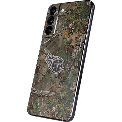 NFL Tennessee Titans Realtree Xtra Green Camo Galaxy S22 Plus Skin
