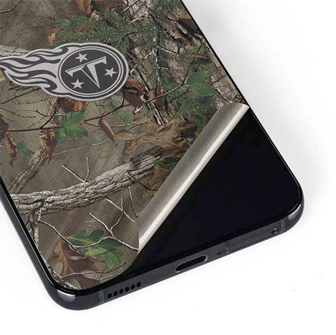 NFL Tennessee Titans Realtree Xtra Green Camo Galaxy S22 Skin