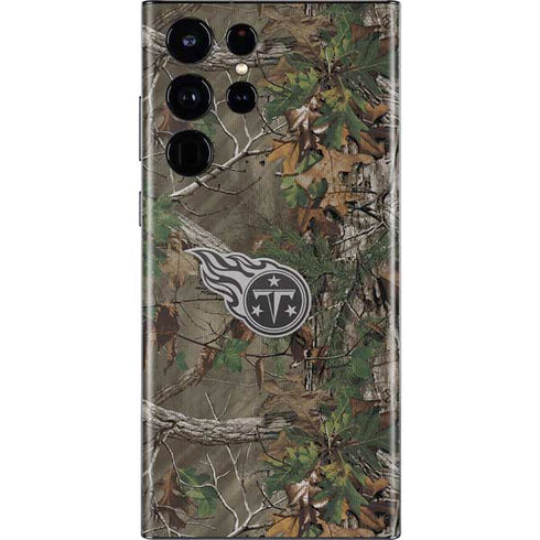 NFL Tennessee Titans Realtree Xtra Green Camo Galaxy S22 Ultra Skin