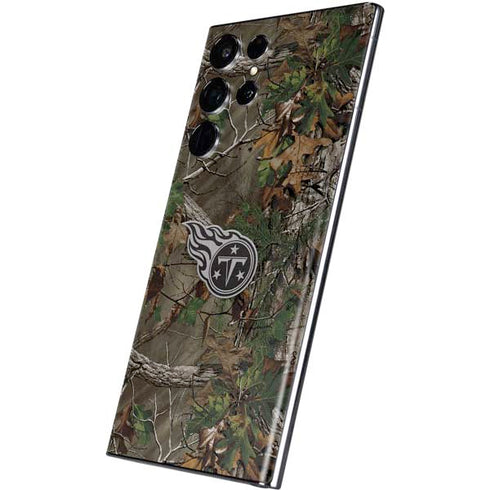 NFL Tennessee Titans Realtree Xtra Green Camo Galaxy S22 Ultra Skin