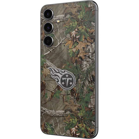 NFL Tennessee Titans Realtree Xtra Green Camo Galaxy S23 FE Skin