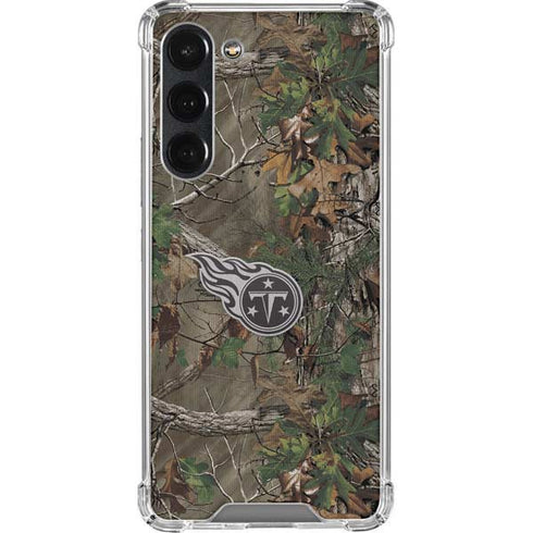 NFL Tennessee Titans Realtree Xtra Green Camo Galaxy S23 Plus Clear Case
