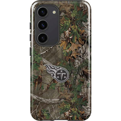NFL Tennessee Titans Realtree Xtra Green Camo Galaxy S23 Pro Case
