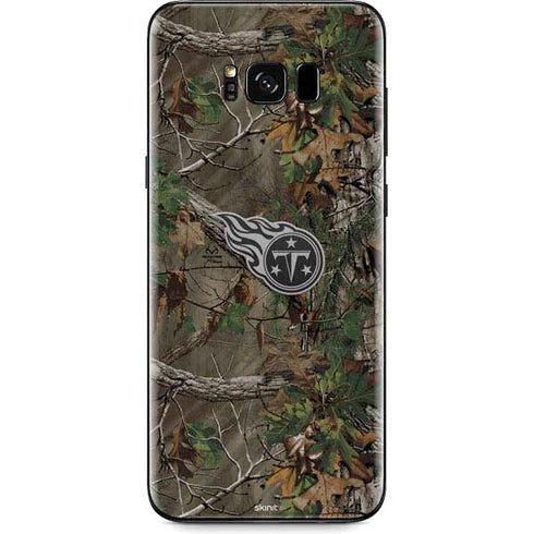 NFL Tennessee Titans Realtree Xtra Green Camo Galaxy S8 Skin