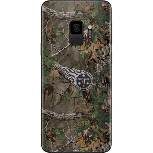 NFL Tennessee Titans Realtree Xtra Green Camo Galaxy S9 Skin
