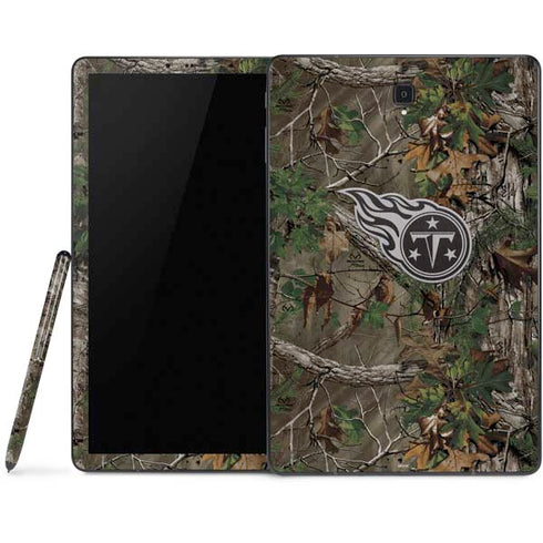 NFL Tennessee Titans Realtree Xtra Green Camo Samsung Galaxy Tab Skin