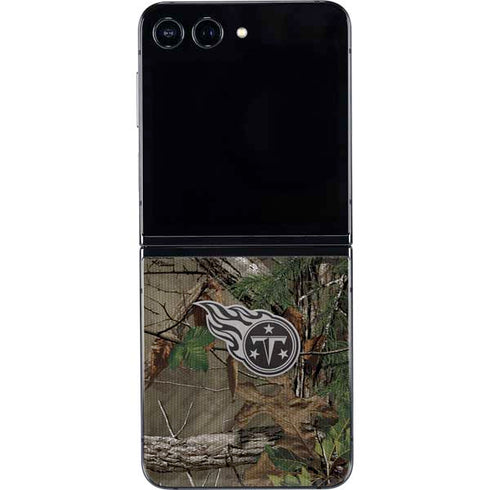 NFL Tennessee Titans Realtree Xtra Green Camo Galaxy Z Flip5 5G Skin